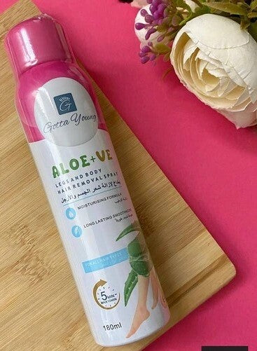 Gotta young aloe+ve body hair remover spray 180ml - Pinky Cosmetics