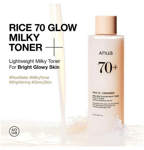 ANUA Rice 70 Glow Milky Toner - Pinky Cosmetics