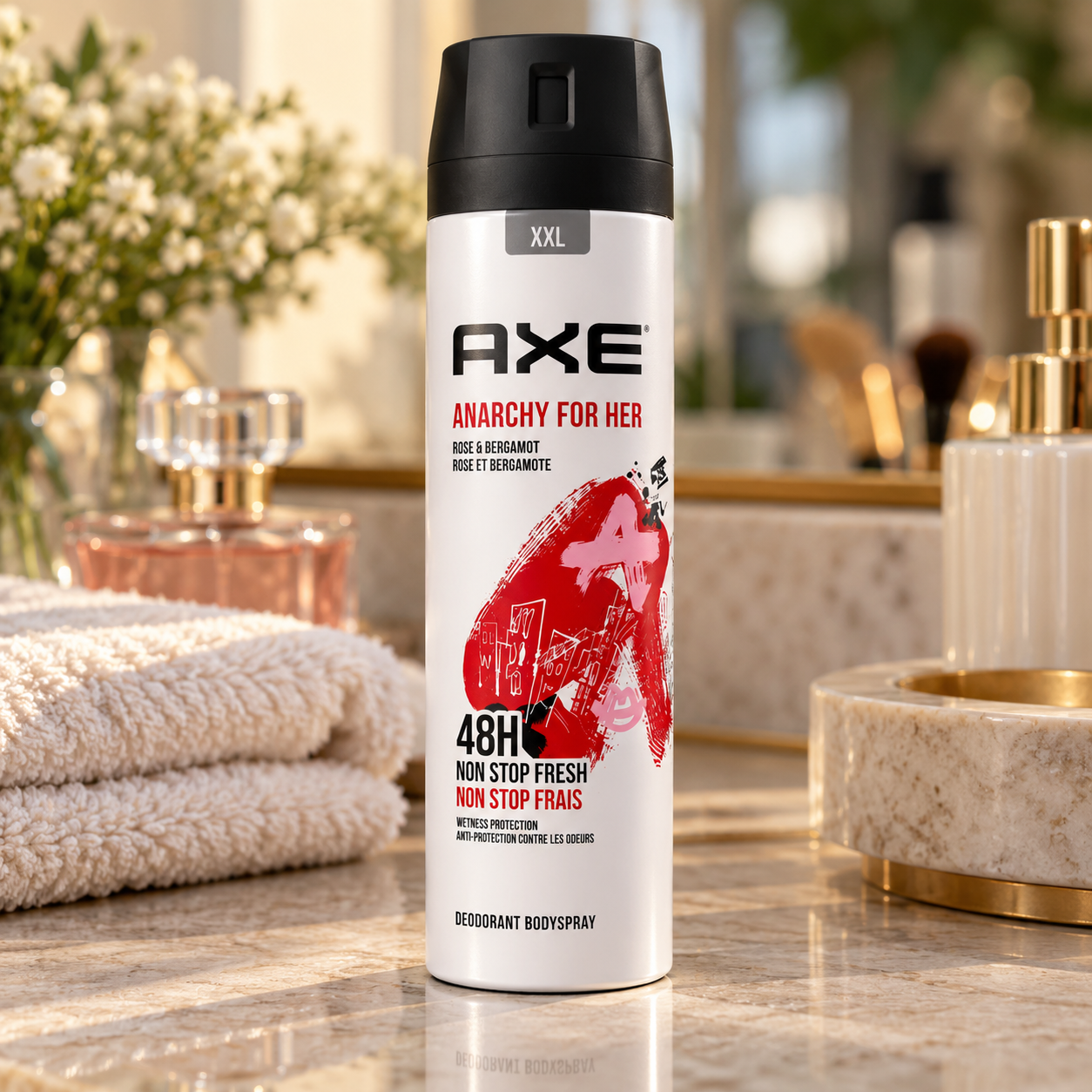 AXE Anarchy For Her - Rose & Bergamot Freshness AXE Deodorant  Pinky Cosmetics