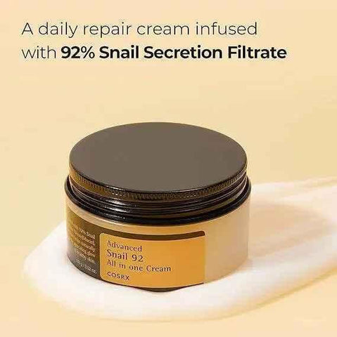 COSRX Advanced Snail 92 All In One Cream – 100g - Moisturizing Repair Cream - COSRX -- United Arab Emirates -- Pinky Cosmetics