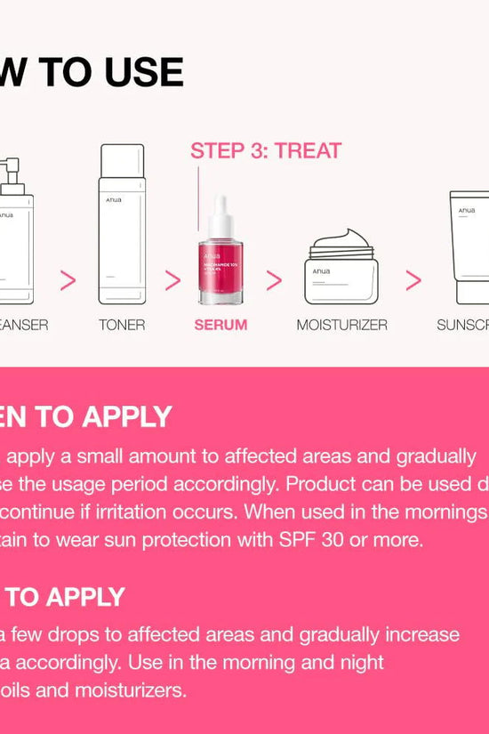 Pinky Cosmetics - Anua 10% Niacinamide+ 4% Tranexamic Acid Serum, Ceramide, Hyaluronic Acid, Vitamin B12 natural color, for Sensitive skin, Korean Glass Skin, Fragrance -  - #key_feature# - #target_keyword#