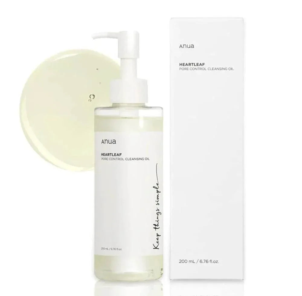 Anua Heartleaf Pore Control Cleansing Oil – 200ml - Cleansing Oil - Anua -- United Arab Emirates -- Pinky Cosmetics