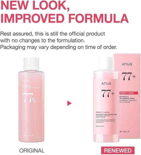 Anua Peach 77+ Niacin Essence Toner – Hydrating & Brightening - Facial Toner / Essence Toner - Anua -- United Arab Emirates -- Pinky Cosmetics