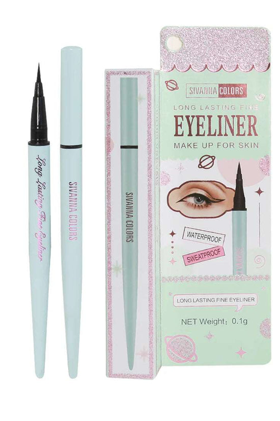 Sivanna Colors Lasting Fine Eyeliner Black 0.8G