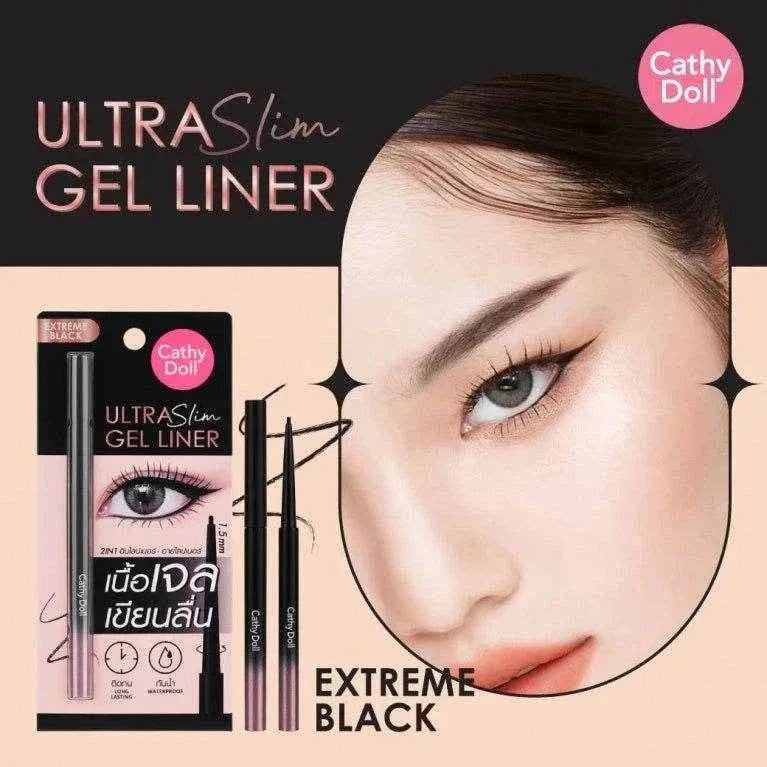 CATHY DOLL ULTRA SLIM GEL LINER 1.5mm 0.07g. Eye 1.5mm Liquid Eyeliner - - Pinky Cosmetics -- United Arab Emirates -- Pinky Cosmetics