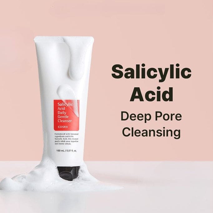 Salicylic Acid Cleanser - COSRX Gentle Daily Wash COSRX Face Cleanser  Pinky Cosmetics