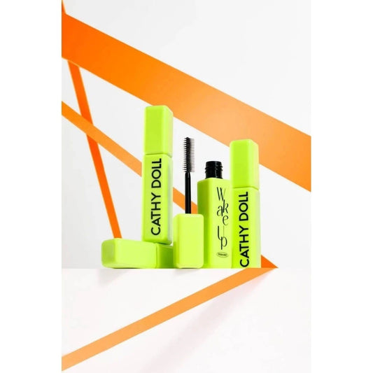 Cathy Doll Wake Up 2 Step Mascara 5.5g Lasting Waterproof Sweatproof - Pinky Cosmetics
