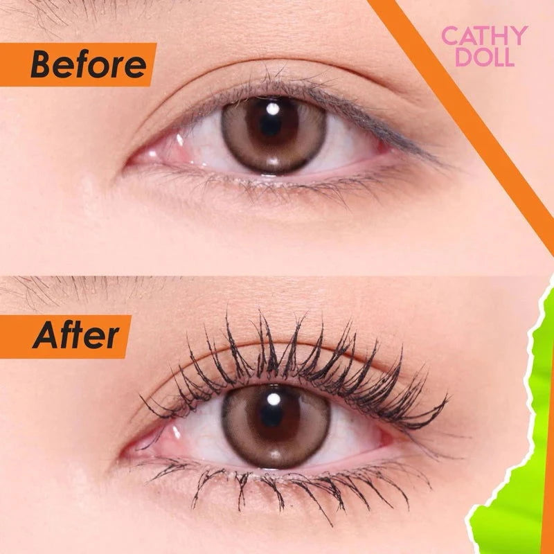 Cathy Doll Wake Up 2 Step Mascara 5.5g Lasting Waterproof Sweatproof - Pinky Cosmetics