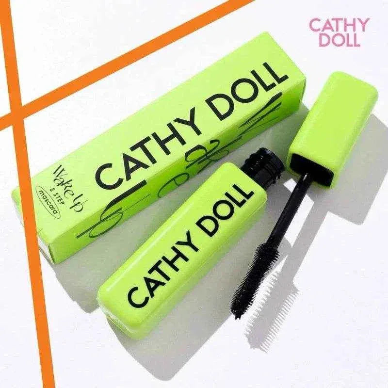 Cathy Doll Wake Up 2 Step Mascara 5.5g Lasting Waterproof Sweatproof - - Pinky Cosmetics -- United Arab Emirates -- Pinky Cosmetics