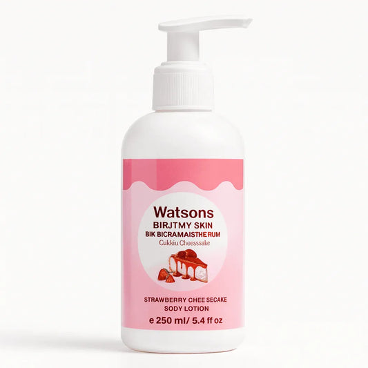 Watsons Strawberry Cheesecake Body Lotion (250ml) - Body Lotion - Watsons -- United Arab Emirates -- Pinky Cosmetics