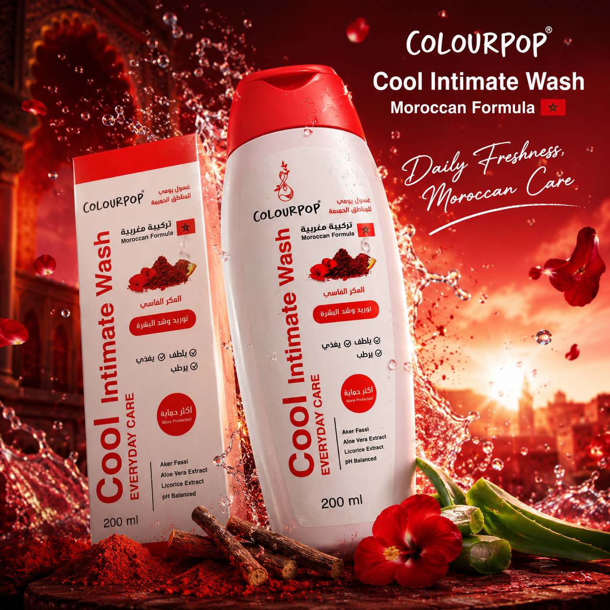 Intimate Wash with Aker Fassi – Colourpop pH Balanced 200ml COLOURPOP   Pinky Cosmetics