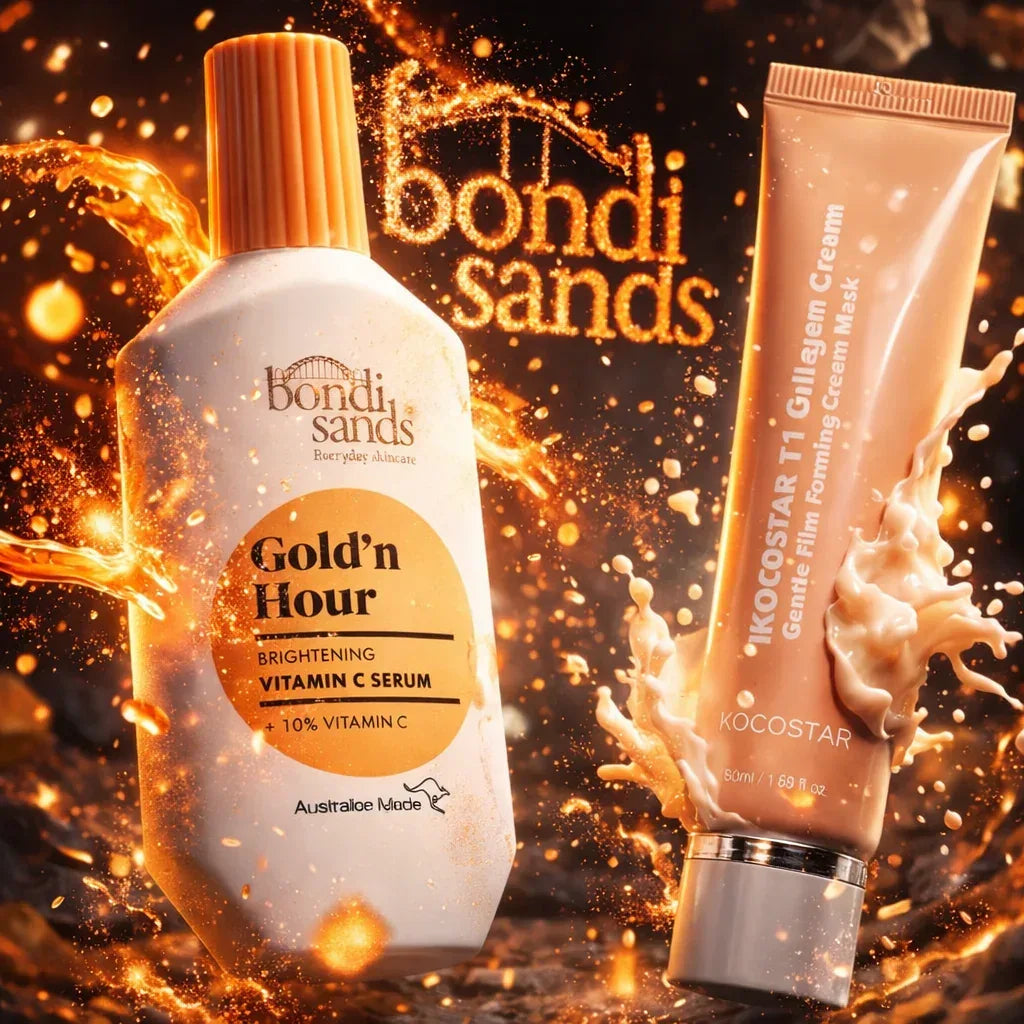 BS Vitamin C Serum & Kocostar Collagen Mask Bundle - offer set - Pinky Cosmetics -- United Arab Emirates -- Pinky Cosmetics