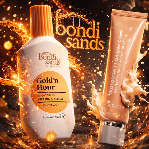 BS Vitamin C Serum & Kocostar Collagen Mask Bundle - offer set - Pinky Cosmetics -- United Arab Emirates -- Pinky Cosmetics