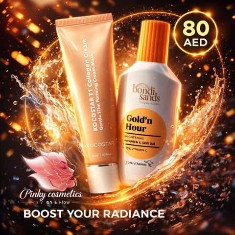 BS Vitamin C Serum & Kocostar Collagen Mask Bundle - offer set - Pinky Cosmetics -- United Arab Emirates -- Pinky Cosmetics