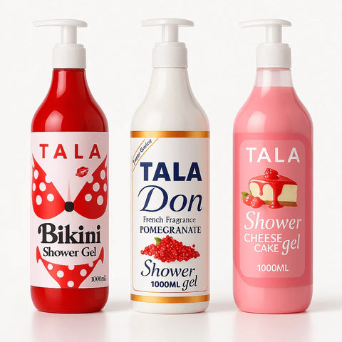 TALA Shower Gel 5-Scent Collection (1000ml) - Shower Gel - TALA -- United Arab Emirates -- Pinky Cosmetics