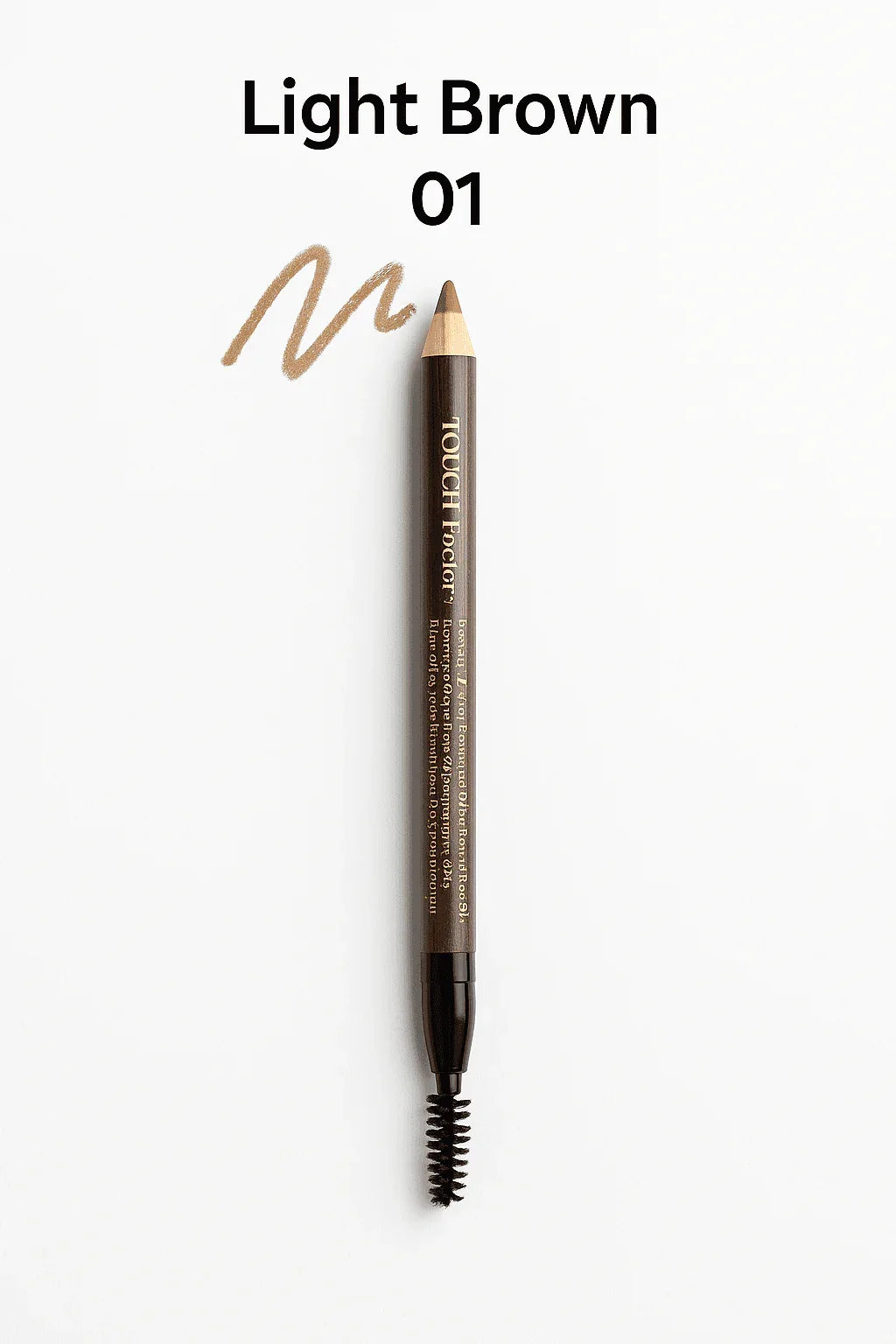 Touch Factor Eyebrow Wooden Pencil - 4 Shades Available - Eye Makeup - Touch Factor -- United Arab Emirates -- Pinky Cosmetics