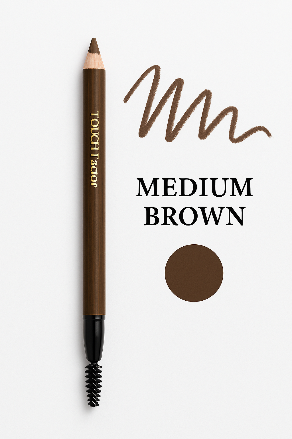 Touch Factor Eyebrow Wooden Pencil - 4 Shades Available