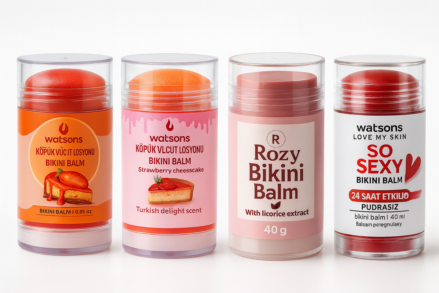 Premium Bikini Balm Collection - 4 Variants 40ml