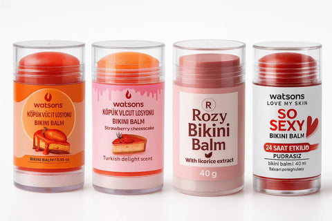 Premium Bikini Balm Collection - 4 Variants 40ml - Body Care & Intimate Care Collection - Multi-Brand Premium Collection -- United Arab Emirates -- Pinky Cosmetics