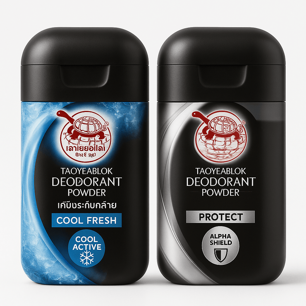 TAOYEABLOK Men's Deodorant Powder - Ultimate Protection - Pinky Cosmetics