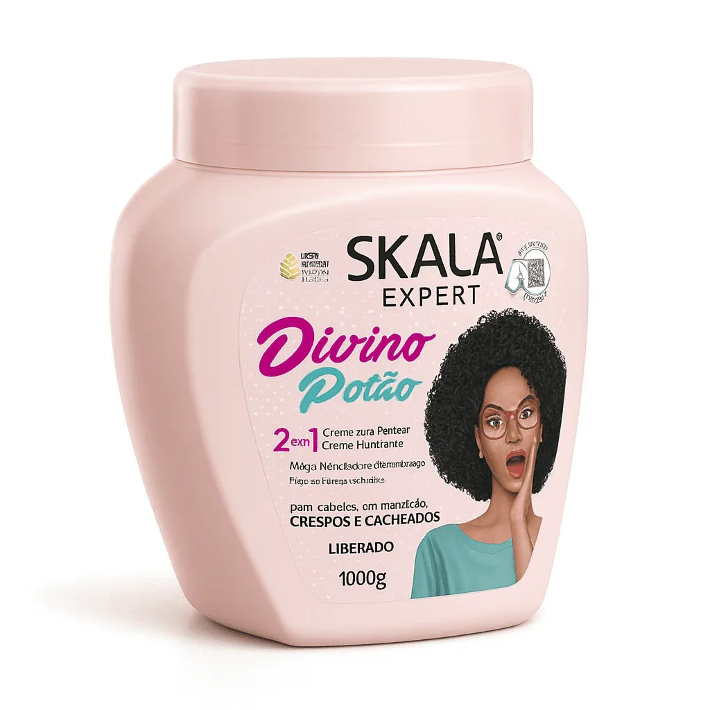 Skala 2-in-1 Hair Cream for Curly Hair – 1000g - Hair Treatment Cream - Skala -- United Arab Emirates -- Pinky Cosmetics