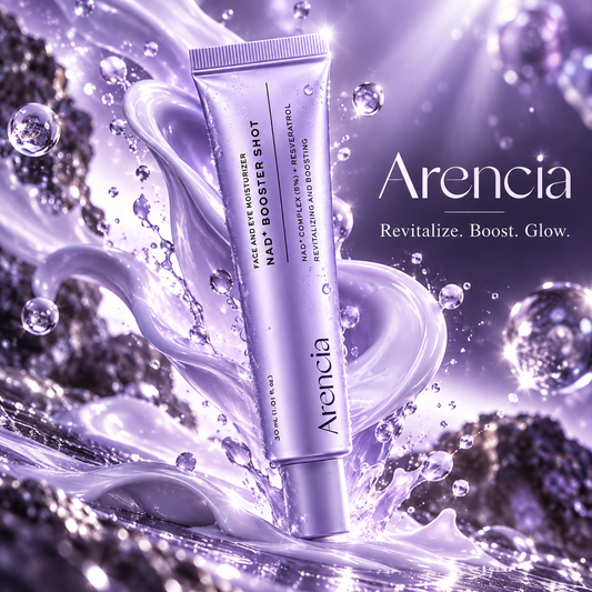 Arencia NAD+ Booster Shot 30ml – Firming Moisturizer Arencia Moisturizer  Pinky Cosmetics