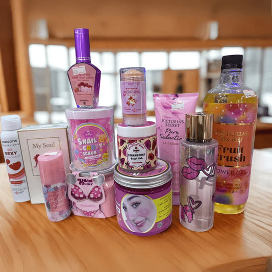 Bride’s Ultimate 12-Piece Beauty Set | Bridal Luxury Bundle - offer set - Multi-Brand: Victoria’s Secret, Watsons, My Soul, Others -- United Arab Emirates -- Pinky Cosmetics