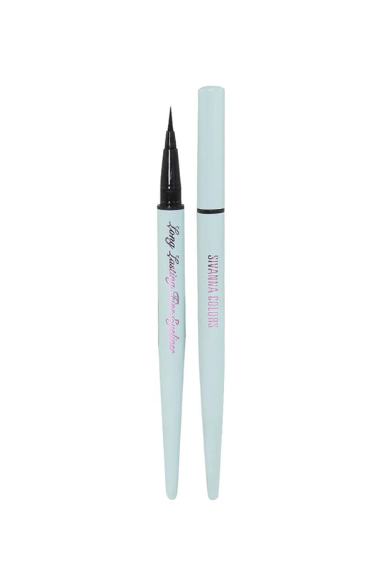 Sivanna Colors Lasting Fine Eyeliner Black 0.8G - Pinky Cosmetics