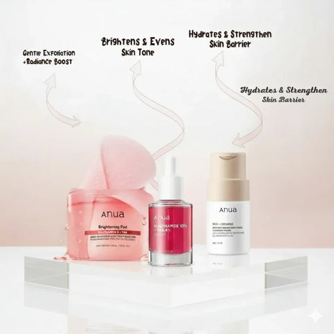 Anua Brightening Set - Niacinamide & Rice Formula - offer set - Anua -- United Arab Emirates -- Pinky Cosmetics