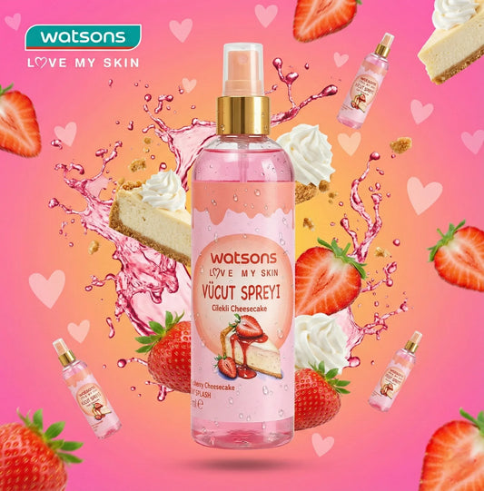 Watsons Brightening Body Lotion 250ml - Pinky Rose Glow | Deep Hydration & Radiant Skin - Body Lotion - Watsons -- United Arab Emirates -- Pinky Cosmetics