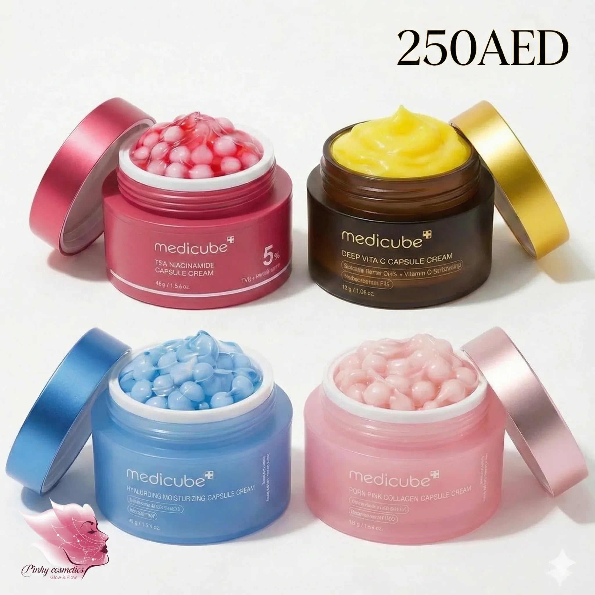 Medicube Capsule Set - 4 Creams Bundle - offer set - medicube -- United Arab Emirates -- Pinky Cosmetics