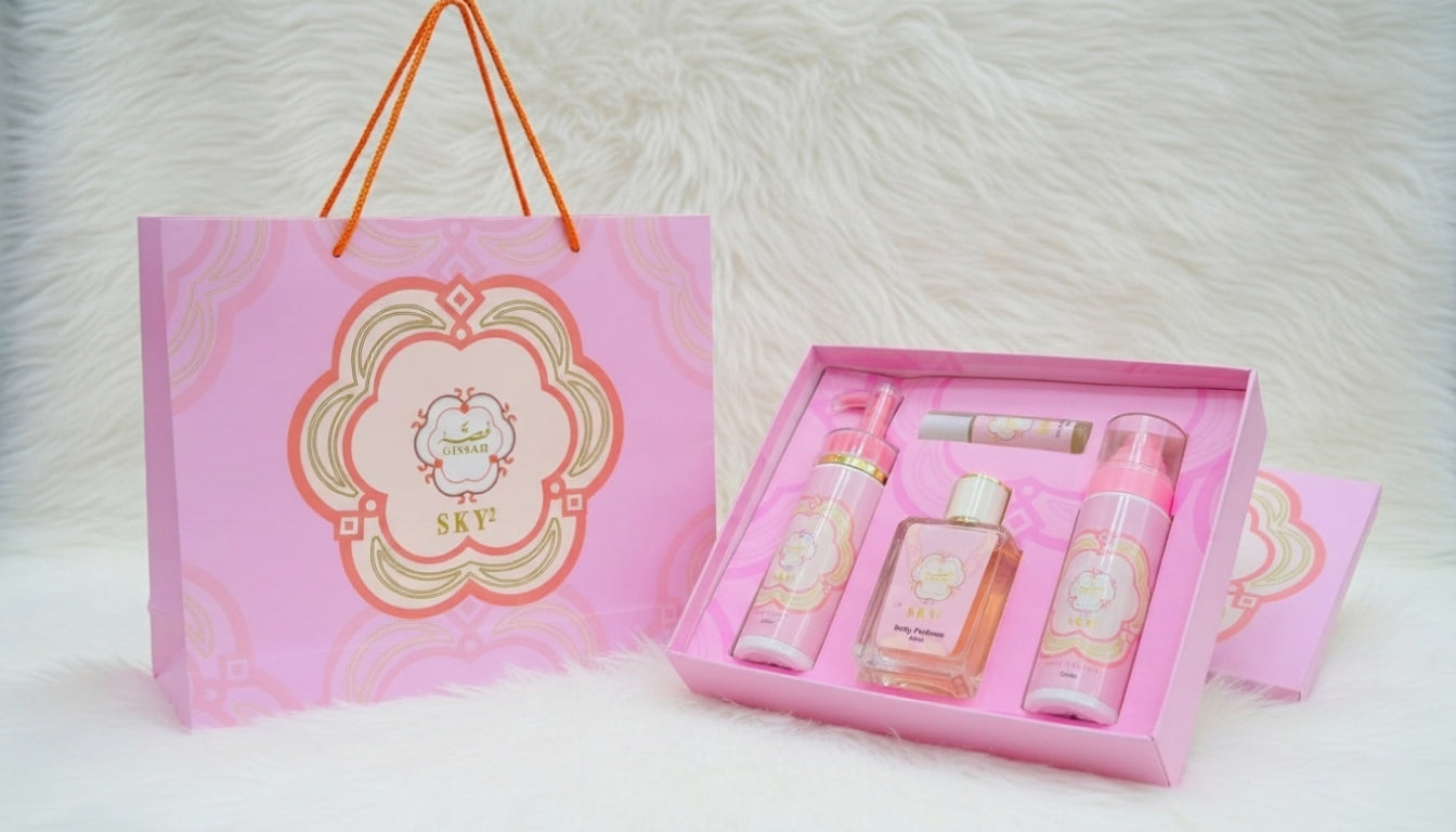 Gissah SKY2 Perfume Set - Luxurious Floral Fragrance Gissah Perfume  Pinky Cosmetics