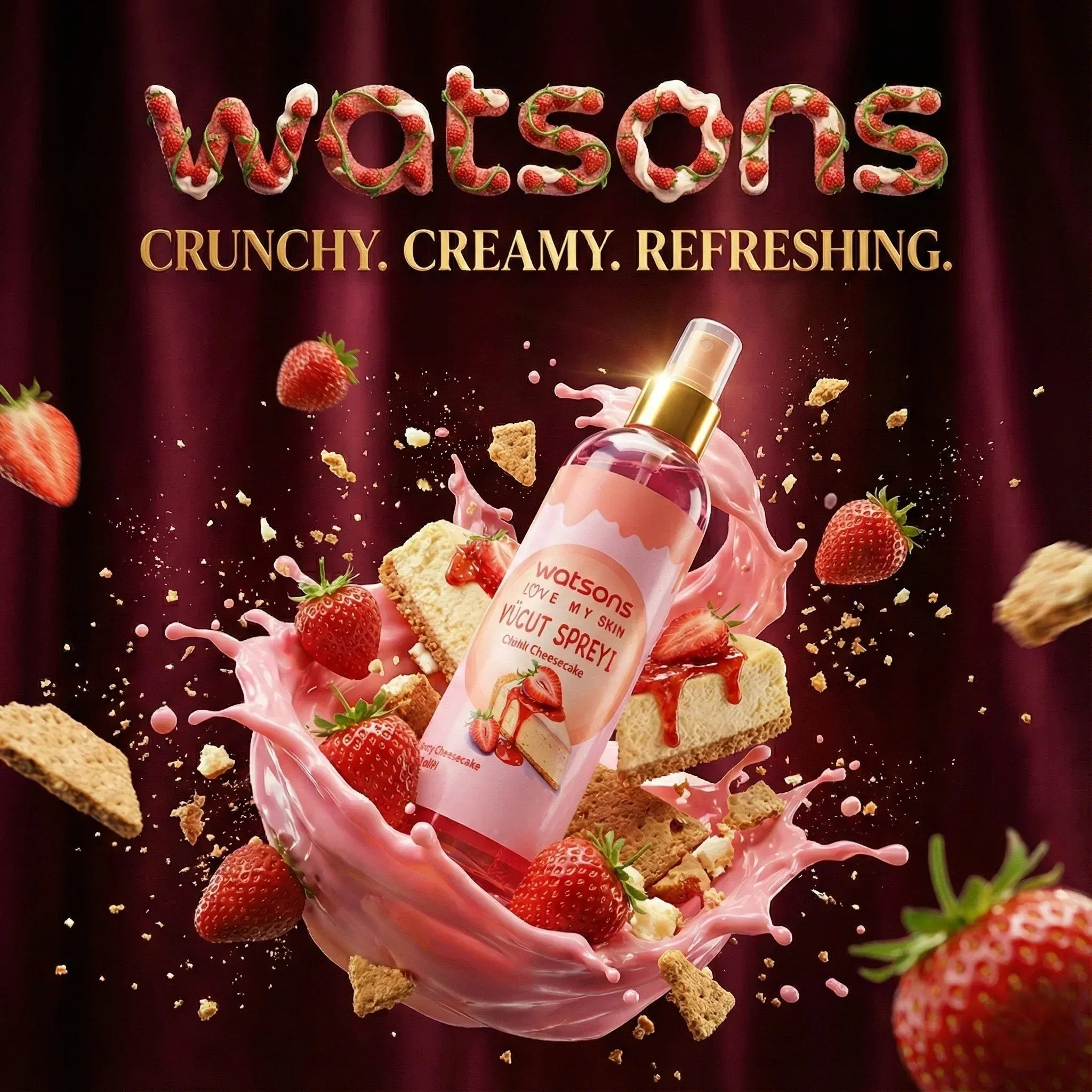 Watsons Brightening Body Lotion 250ml - Pinky Rose Glow | Deep Hydration & Radiant Skin - Body Lotion - Watsons -- United Arab Emirates -- Pinky Cosmetics