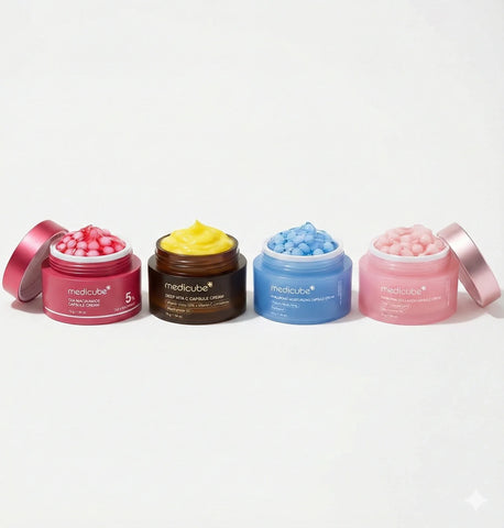 Medicube Capsule Set - 4 Creams Bundle - offer set - medicube -- United Arab Emirates -- Pinky Cosmetics