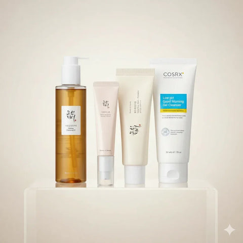 Korean Skincare Set for Glass Skin - offer set - Beauty of Joseon & COSRX -- United Arab Emirates -- Pinky Cosmetics