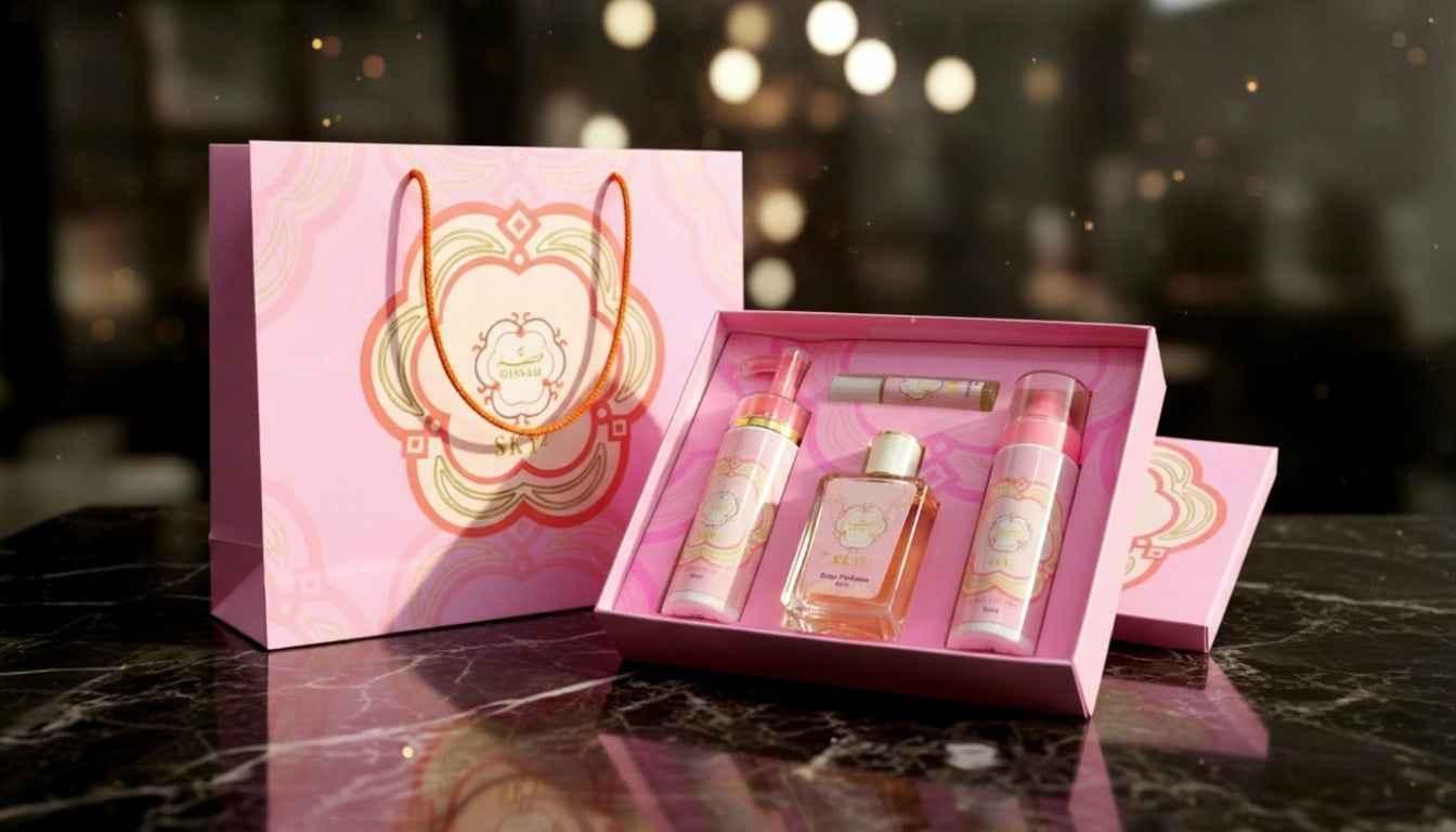 Gissah SKY2 Perfume Set - Luxurious Floral Fragrance - Perfume - Gissah -- United Arab Emirates -- Pinky Cosmetics