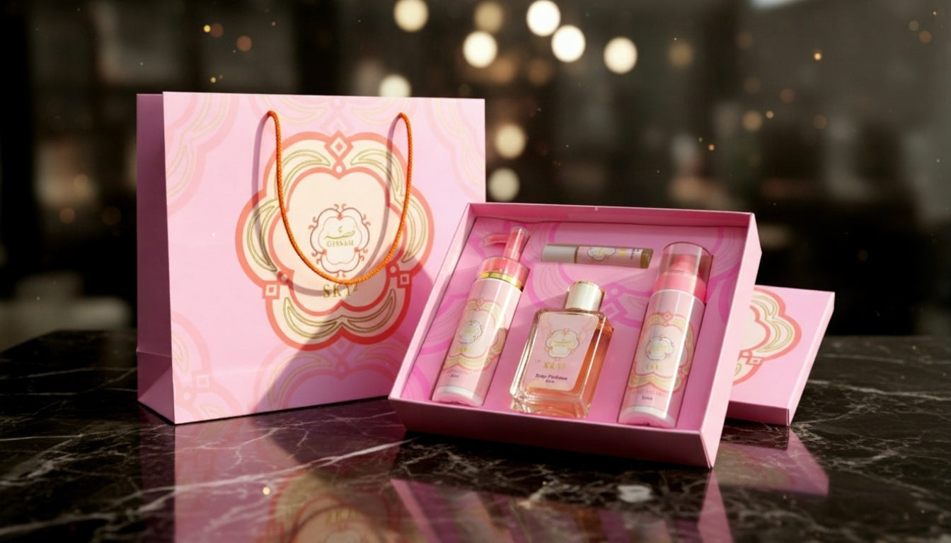 Gissah SKY2 Perfume Set - Luxurious Floral Fragrance Gissah Perfume  Pinky Cosmetics