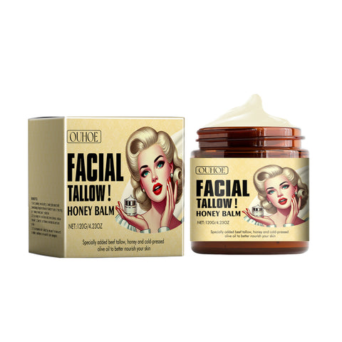 OUHOE Facial Tallow Honey Balm - Deep Nourish & Hydrate OUHOE Face Balm  Pinky Cosmetics