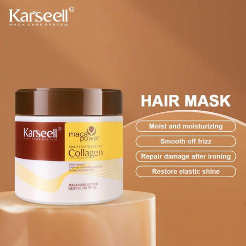 Karseell Magic Power Collagen Set - Ultimate Hair Repair - Hair set (shampoo, mask, oil) - Karseell -- United Arab Emirates -- Pinky Cosmetics