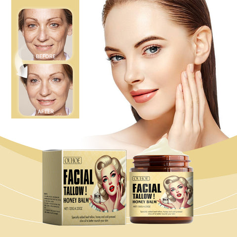 OUHOE Facial Tallow Honey Balm - Deep Nourish & Hydrate OUHOE Face Balm  Pinky Cosmetics