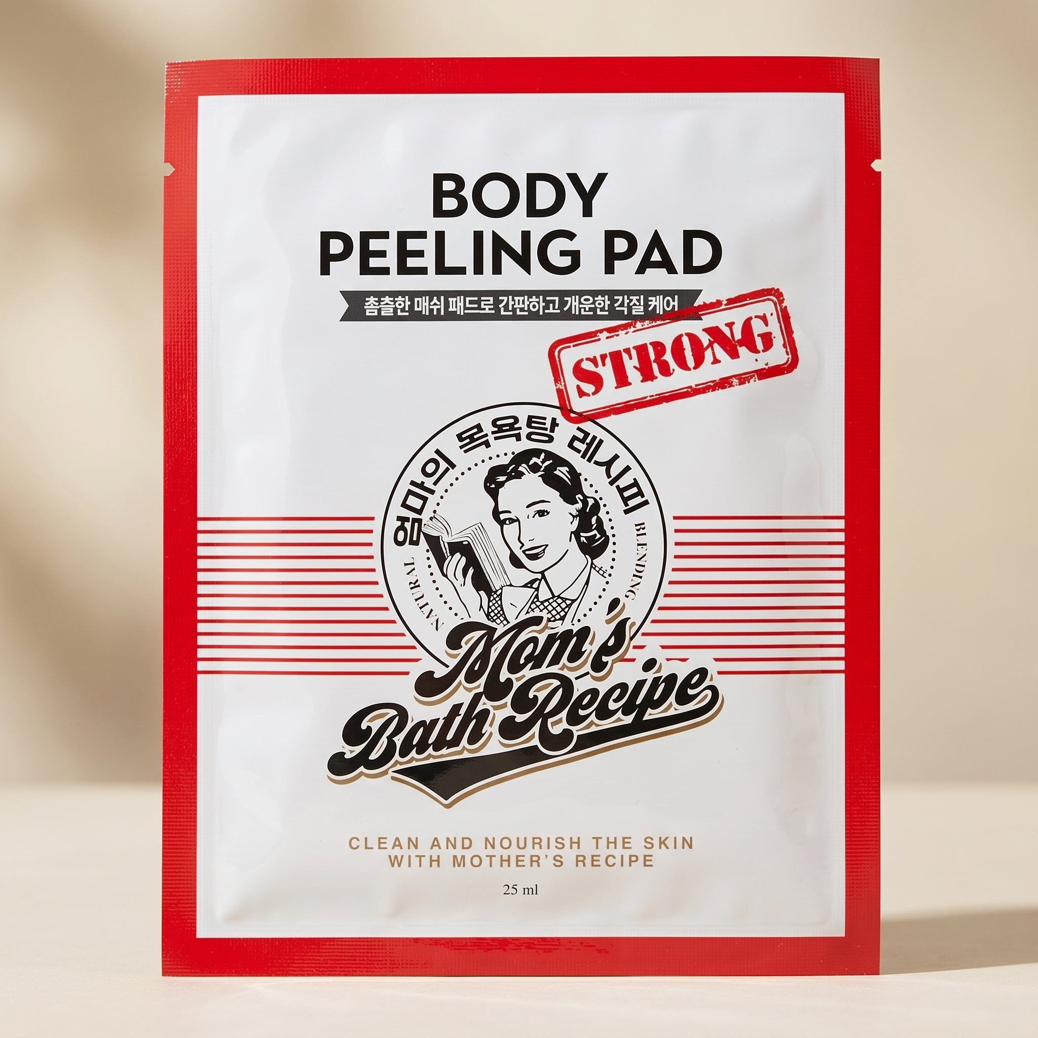 Strong Body Peeling Pad - Mom's Bath Recipe Intensive Exfoliation Mom's Bath Recipe Body Scrub  Pinky Cosmetics