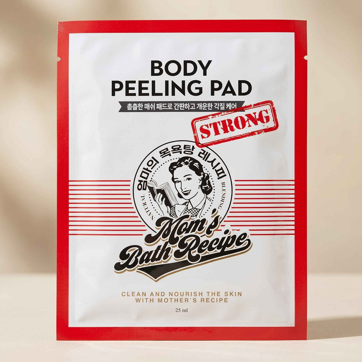 Strong Body Peeling Pad - Mom's Bath Recipe Intensive Exfoliation Mom's Bath Recipe Body Scrub  Pinky Cosmetics