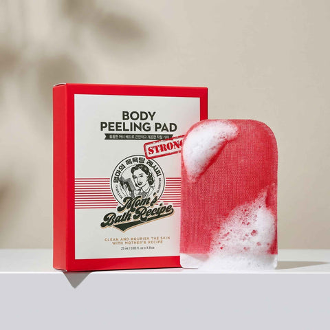 Strong Body Peeling Pad - Mom's Bath Recipe Intensive Exfoliation Mom's Bath Recipe Body Scrub  Pinky Cosmetics
