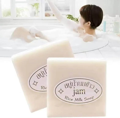 Jam Rice Milk Soap – Natural Skin Brightening & Moisturizing Bar - Natural Soap / Handmade Soap - Jam -- United Arab Emirates -- Pinky Cosmetics