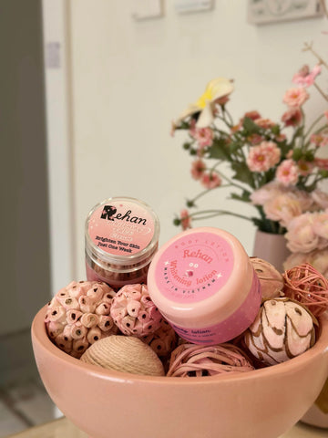 Rehan Whitening Set – Face Cream + Body Lotion - Skin Care Set - Pinky Cosmetics -- United Arab Emirates -- Pinky Cosmetics