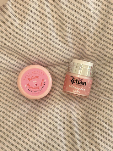 Rehan Whitening Set – Face Cream + Body Lotion - Skin Care Set - Pinky Cosmetics -- United Arab Emirates -- Pinky Cosmetics