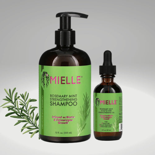 Mielle Rosemary Mint Hair Care Set – 4-in-1 Strengthening & Nourishing Formula - Pinky Cosmetics