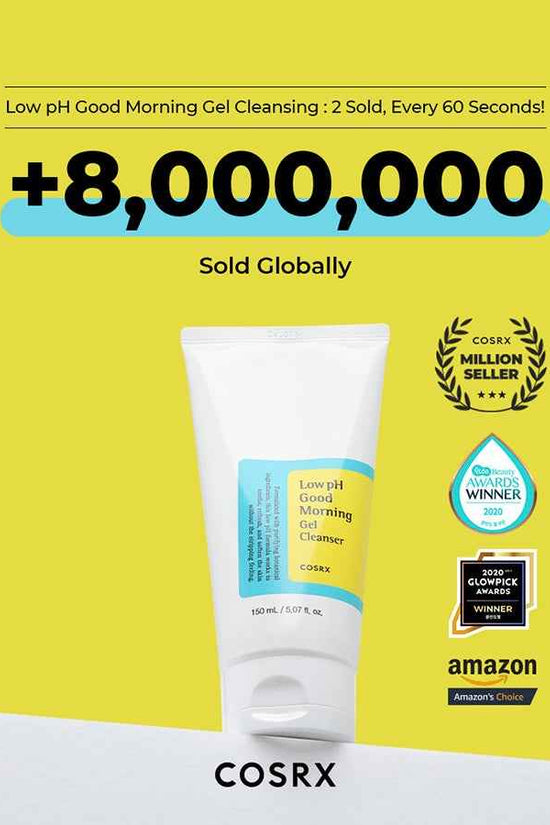 COSRX Low pH Good Morning Gel Cleanser COSRX Face Cleanser  Pinky Cosmetics