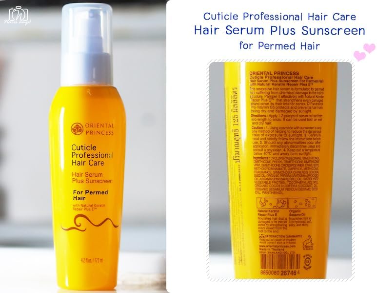 Oriental Princess Cuticle Hair Treatment for Damaged Hair Sunscreen - Pinky Cosmetics