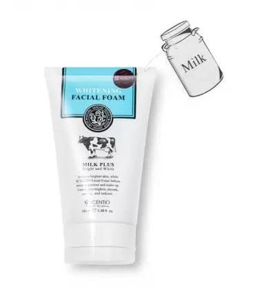 Scentio Milk Plus Whitening Facial Foam Cleanser - Facial Cleansers - Scentio -- United Arab Emirates -- Pinky Cosmetics